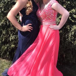 Hot Pink Prom Dress